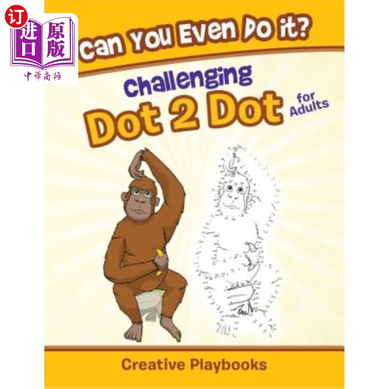 海外直订Can You Even Do It? Challenging Dot 2 Dot for Adults 你能做到吗成人挑战点2
