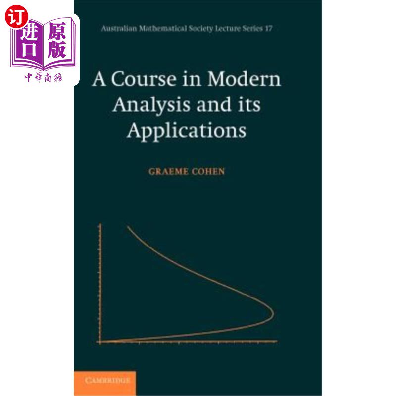 海外直订A Course in Modern Analysis and Its Applications 现代分析及其应用课程