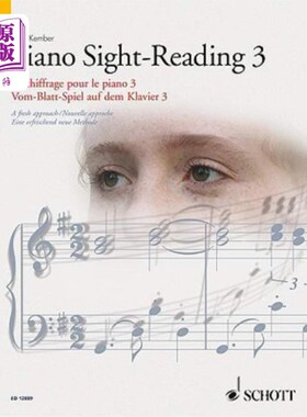 海外直订Piano Sight-Reading 3/Dechiffrage Pour Le Piano 3/Vom-Blatt-Spiel Auf Dem Klavie 为你兴奋的新方法[3