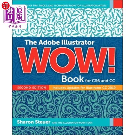 海外直订Adobe Illustrator WOW! Book for CS6 and CC, The Adobe Illustrator哇!CS6和CC的书