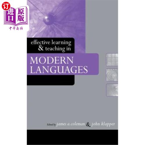海外直订Effective Learning and Teaching in Modern Languages 现代语言的有效学习与教学