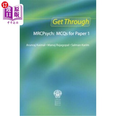 海外直订医药图书Get Through Mrcpsych: McQs for Paper 1 通过Mrcpsych：论文1的MCQ