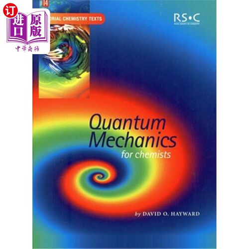 海外直订Quantum Mechanics for Chemists 化学家的量子力学