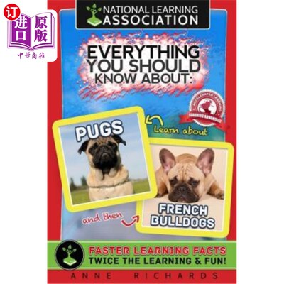 海外直订Everything You Should Know About: Pugs and French Bulldogs 你应该知道的一切:哈巴狗和法国斗牛犬