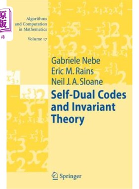 海外直订Self-Dual Codes and Invariant Theory 自对偶码与不变量理论