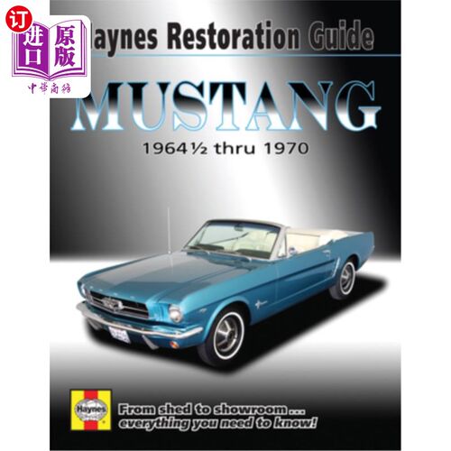 海外直订Mustang: 1964 1/2 Thru 1970 野马:1964年1/2至1970年