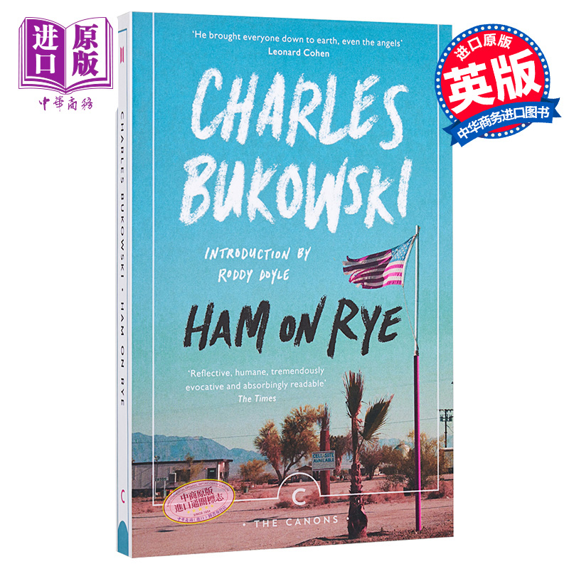 现货【中商原版】布可夫斯基：黑麦火腿英文原版 Ham On Rye Charles Bukowski Canongate Books