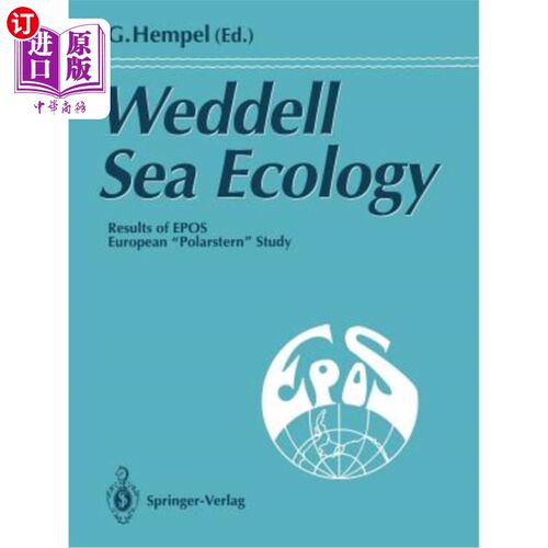 海外直订Weddell Sea Ecology: Results of Epos European 