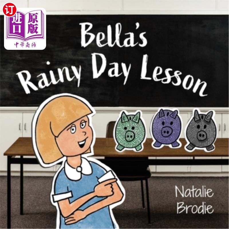 海外直订Bella's Rainy Day Lesson 贝拉的下雨天课