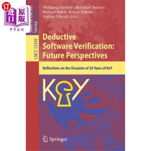 海外直订Deductive Software Verification: Future Perspect... 演绎软件验证:未来展望