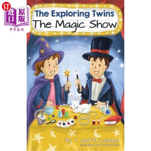 海外直订The Exploring Twins: The Magic Show 探索双胞胎：魔术表演