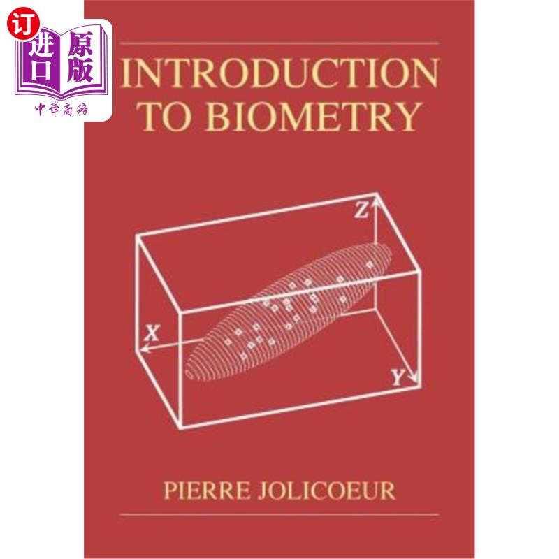 海外直订Introduction to Biometry 生物医学导论