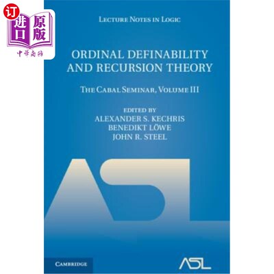 海外直订Ordinal Definability and Recursion Theory: The Cabal Seminar, Volume III