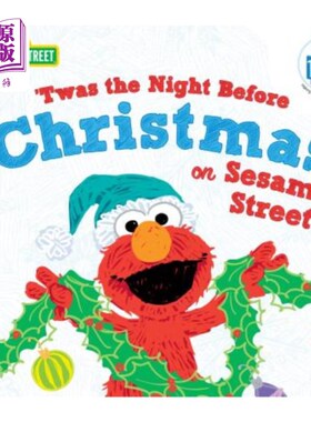 海外直订Twas the Night Before Christmas on Sesame Street 这是《芝麻街》的圣诞前夜