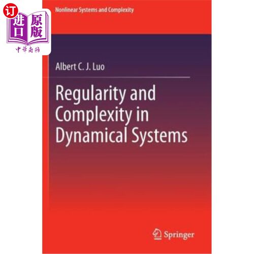 海外直订Regularity and Complexity in Dynamical Systems 动力系统的正则性与复杂性
