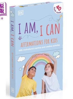 现货 DK儿童激励语I Am I Can Affirmations Cards for Kids英文原版 励志故事卡 儿童性格培养 进口 卡片读物 【中商原版】