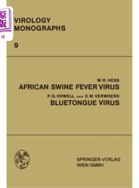海外直订African Swine Fever Virus: Bluetongue Virus 非洲猪瘟病毒：蓝舌病毒