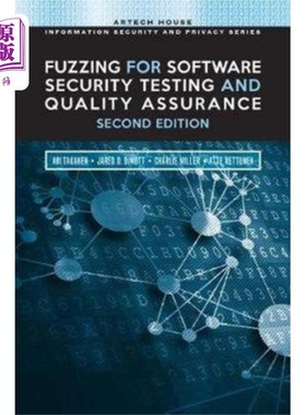 海外直订Fuzzing for Software Security Testing and Qualit... 软件安全测试和质量保证的模糊测试