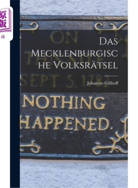 海外直订Das Mecklenburgische Volksr?tsel 文学作品有英嘉吗?tsel