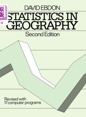 海外直订Statistics in Geography 2e - Revised with 17 Pro... 统计数据在地理