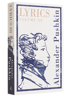 普希金诗歌集 卷三 Alma Classics Lyrics Volume 3 双语 俄语 英文原版 Alexander Pushkin【中商原版】