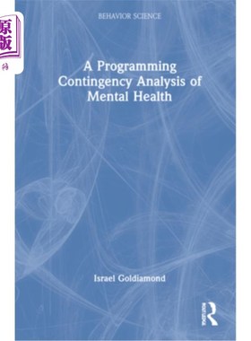 海外直订A Programing Contingency Analysis of Mental Health 心理健康的规划偶然性分析