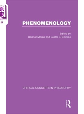 海外直订Phenomenology:Crit Con In Phil 酚预兆学：Crit Con在菲尔