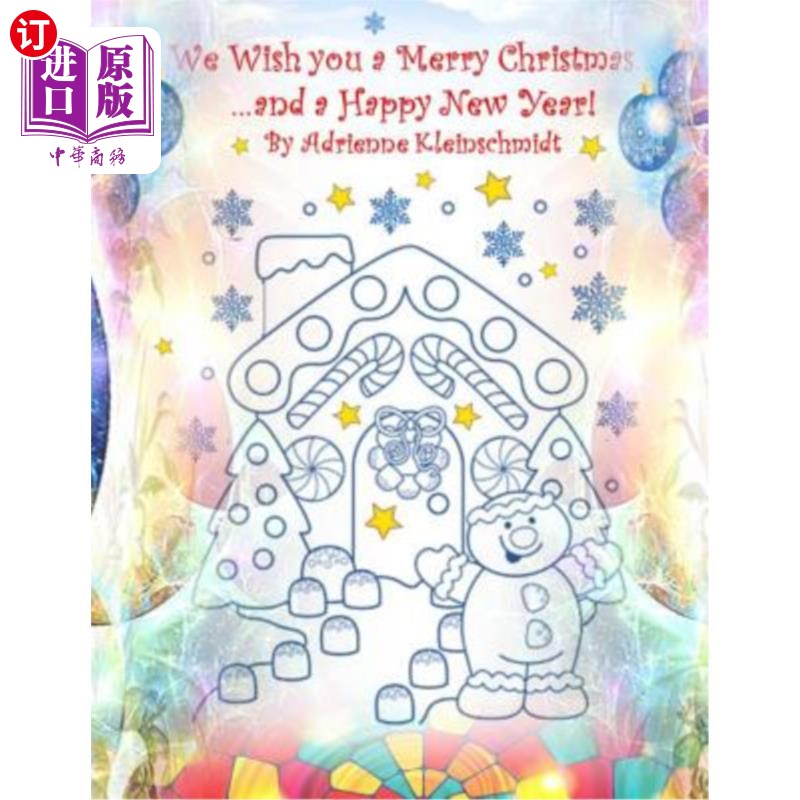 海外直订We Wish You A Merry Christmas and A Happy New Year! 我们祝你圣诞快乐，新年快乐!