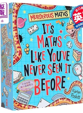 学乐可怕的数学 4册 Murderous Maths Its Maths Like Youve Never Seen It Before 英文原版 儿童读物 进口童书【中商原版】
