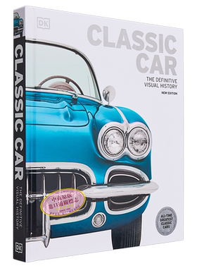 DK经典车书 Classic Car 英文原版 老爷车经典车型 宾利 奔驰 法拉利 凯迪拉克 阿斯顿马丁【中商原版】