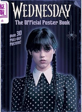 星期三 官方海报书 Wednesday The Official Poster Book 英文原版 Random House 附30张全彩海报【中商原版】