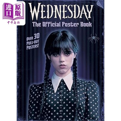 星期三 官方海报书 Wednesday The Official Poster Book 英文原版 Random House 附30张全彩海报【中商原版】