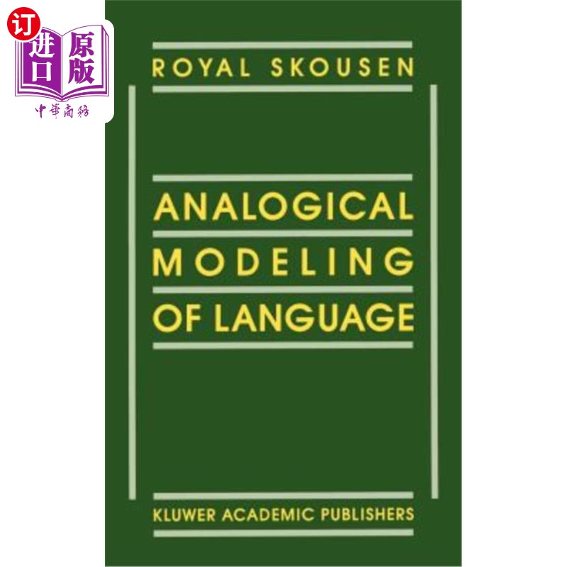海外直订Analogical Modeling of Language 语言的类比建模