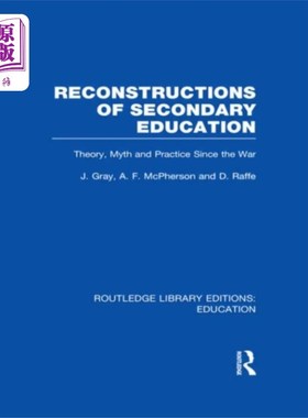海外直订Reconstructions of Secondary Education 中等教育的重建