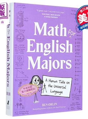 欢乐数学之数学的语法 英文原版 Math for English Majors Ben Orlin 一本充满