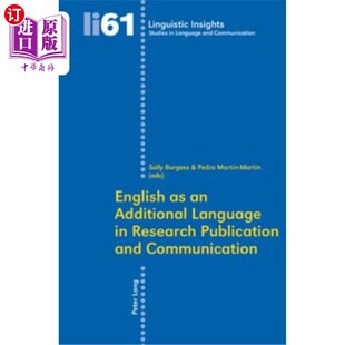 Publication 海外直订English and 和交流 Additional 英语作为研究出版 附加语 Language Communication Research