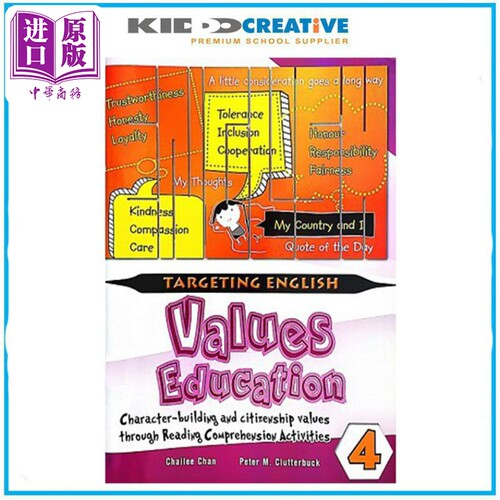 Targeting English Values Education Through Comprehension Book 4 以英语价值观为目标教育 4 英语学习【中商原版】