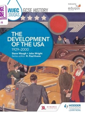 海外直订WJEC Eduqas GCSE History: The Development of the... WJEC Eduqas GCSE历史:美国的发展，1929-2000