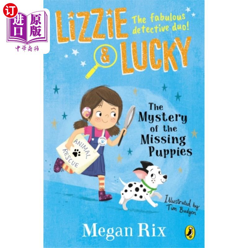 海外直订Lizzie and Lucky: The Mystery of the Missing Pup... 《莉齐和幸运儿:失踪小狗之谜