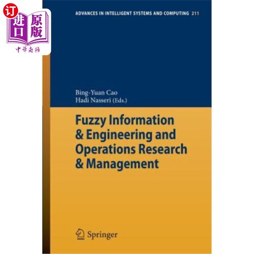 海外直订Fuzzy Information & Engineering and Operations Research & Management 模糊信息与工程、运筹学与管理