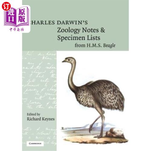 海外直订Charles Darwin's Zoology Notes and Specimen Lists from H. M. S. Beagle 查尔斯·达尔文的动物学笔记和H.M.s.比
