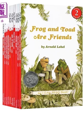 预售 青蛙蟾蜍系列10册 ICR-Frog and Toad(1-10) pack 英文原版 儿童绘本故事书 分级阅读读物 进口童书 4岁以上【中商原版】