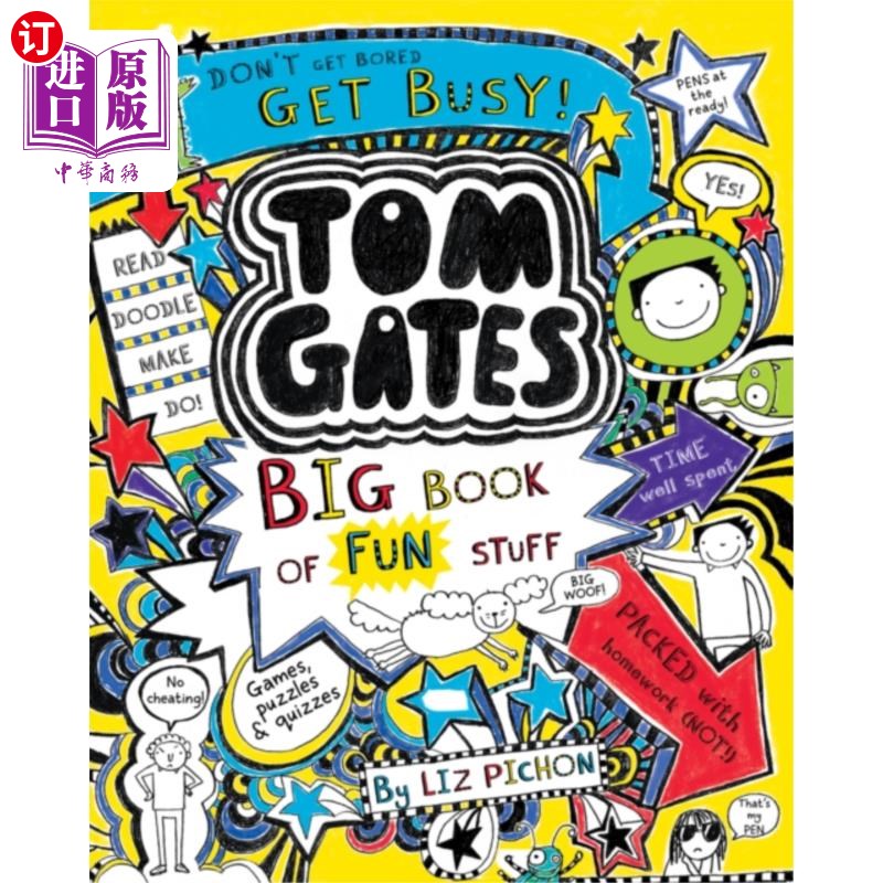 海外直订Tom Gates: Big Book of Fun Stuff 汤姆·盖茨:一本有趣的书