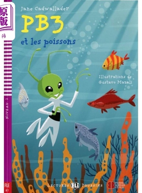 鱼 配音频+答案 A1级别ELI Young Readers French A1 PB3 et les poissons 法文原版 法语学习分级阅读读物【中商原版】
