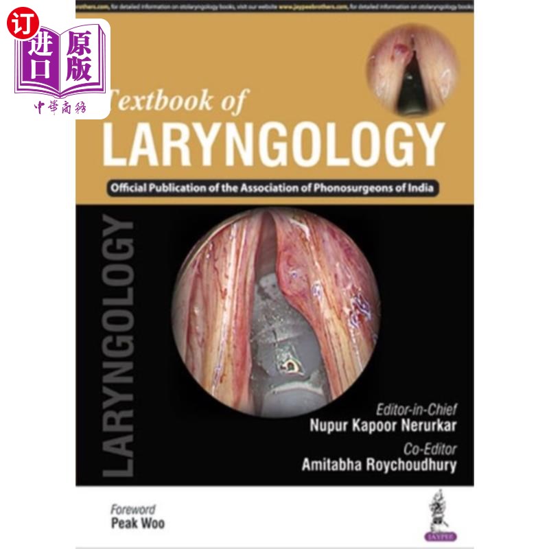 海外直订医药图书Textbook of Laryngology教科书的喉科学