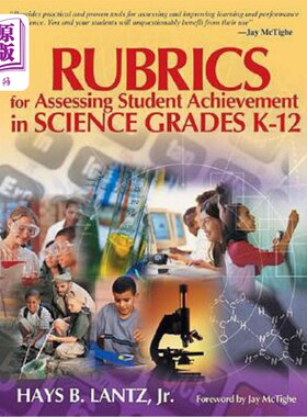 海外直订Rubrics for Assessing Student Achievement in Science Grades K-12 K-12年级学生科学成绩评估标准