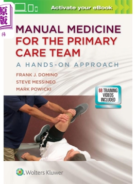 现货 医学手册 第1版 英文原版 Manual Medicine for the Primary Care Team A Hands-On Approach Lippincott【中商原版】