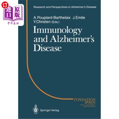 海外直订医药图书Immunology and Alzheimer's Diseasee: Colloque Medecine Et Recherche 1. Meeting A 免疫学与阿尔茨海默