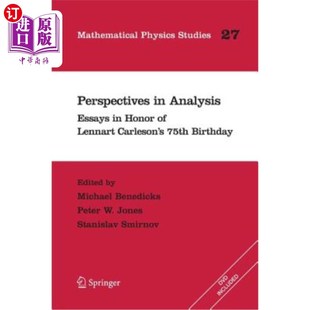 Essays 纪念Lenn 观点 Analysis 75th Honor 分析中 海外直订Perspectives Lennart Birthday Carleson