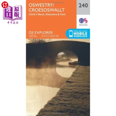 海外直订Oswestry / Croesoswallt 奥斯维斯特里/克罗索斯沃尔特